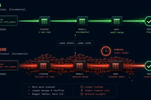 Illustration for: SQL & dbt Query Optimization Techniques: Keeping Every Incremental Run Fast