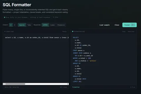 Illustration for: We built a free SQL formatter. Here's why.
